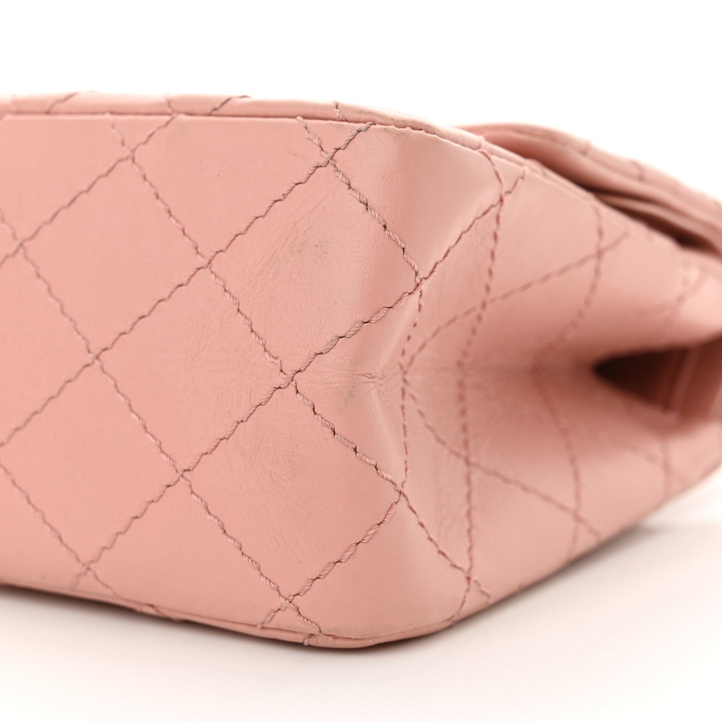 Aged Calfskin Quilted 2.55 Reissue 225 Flap Pink