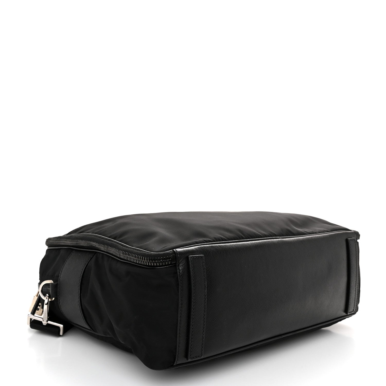 Prada Tessuto Nylon Saffiano Briefcase Black 4 of 12