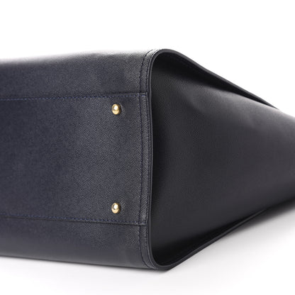 Chanel Caviar Medium Studded Deauville Tote Navy 7 of 11