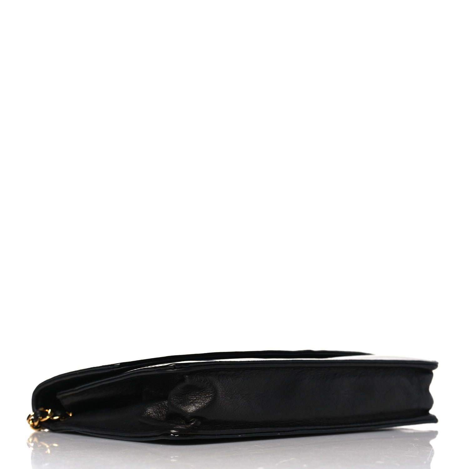 Chanel Patent Timeless CC Wallet On Chain WOC Black 3 of 11