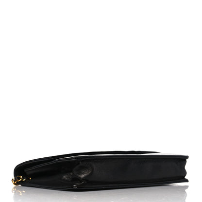 Chanel Patent Timeless CC Wallet On Chain WOC Black 3 of 11