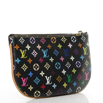 Louis Vuitton Monogram Multicolor Pochette Plate MM Black 3 of 7