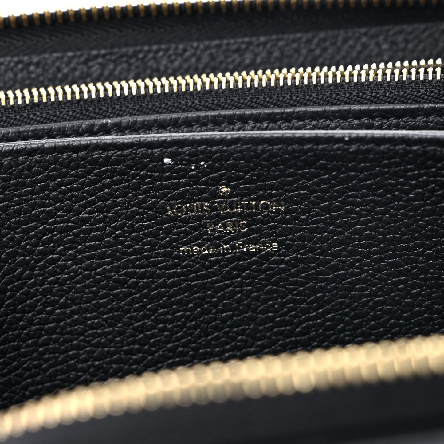 Empreinte Monogram Giant Zippy Wallet Black Beige