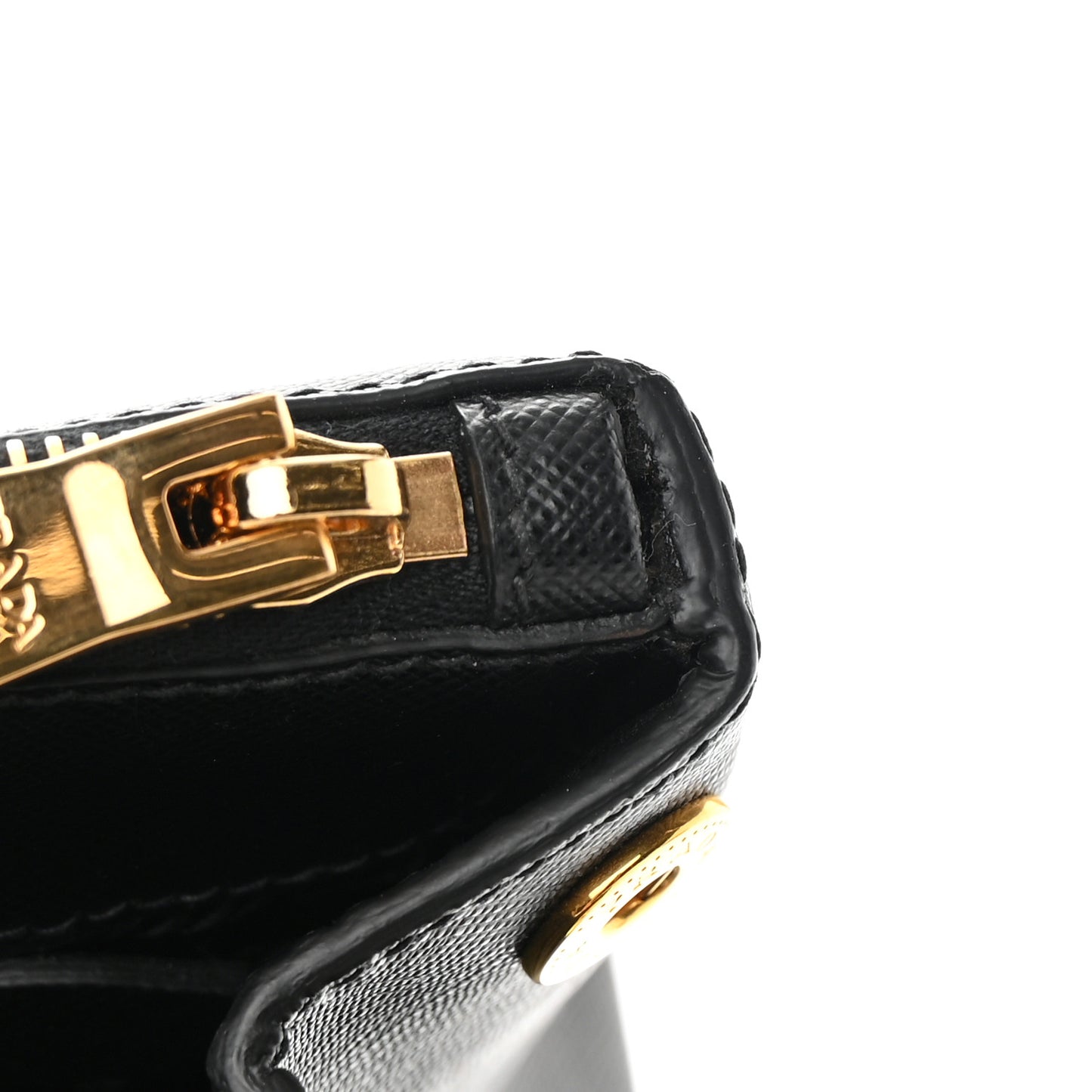 Saffiano Medium Galleria Double Zip Tote Black