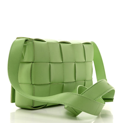 Bottega Veneta Lambskin Maxi Intrecciato Cassette Crossbody Bag Pistachio 3 of 10
