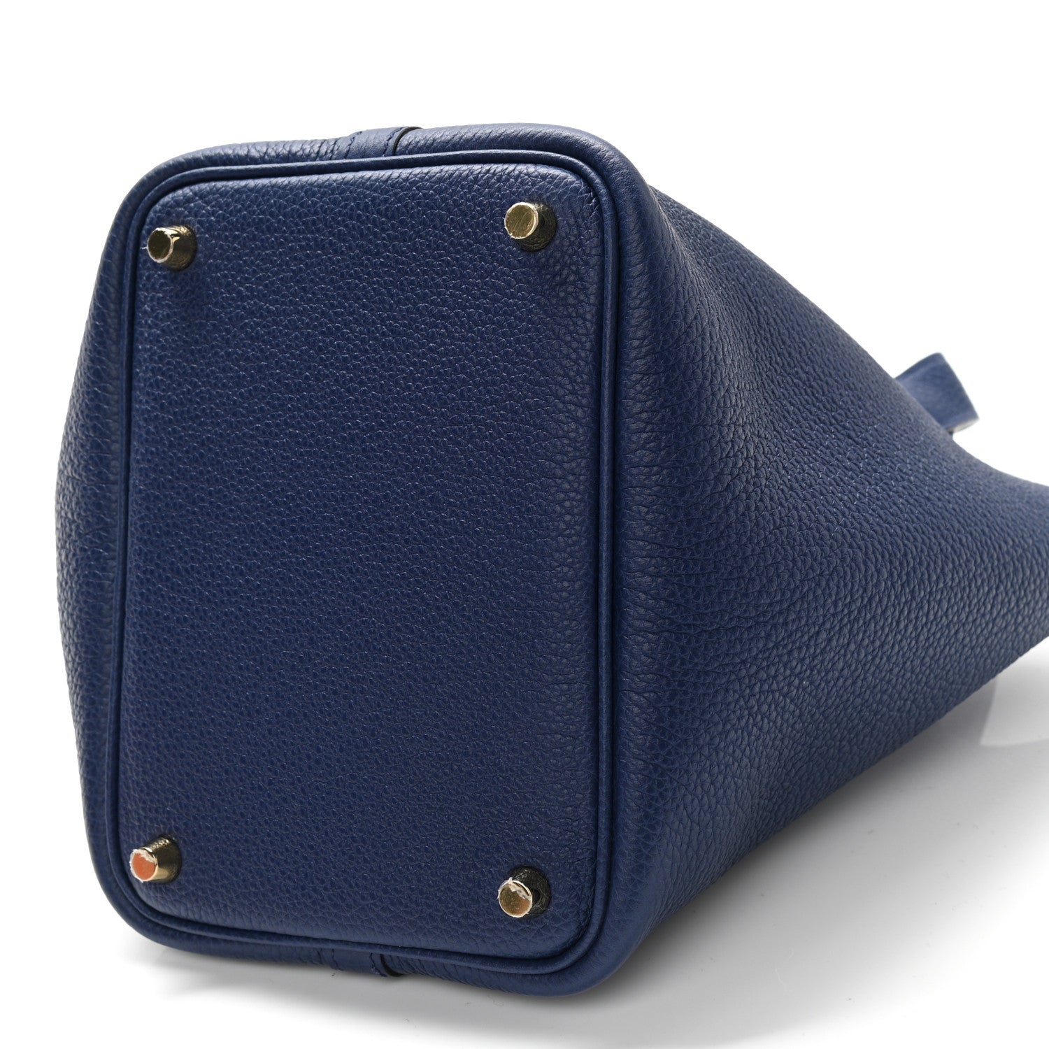 Hermes Taurillon Clemence Picotin Lock 18 PM Bleu Saphir 10 of 11