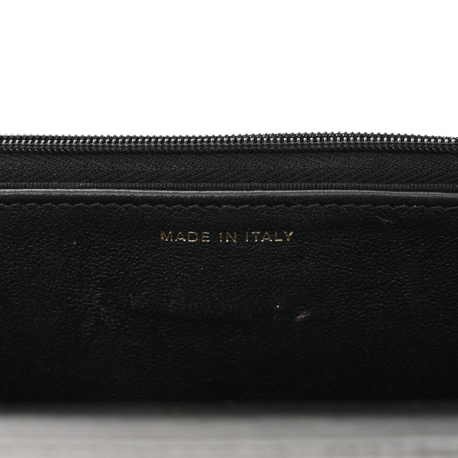 Chanel Shiny Lambskin Quilted Golden Links Wallet On Chain WOC Black 6 of 14