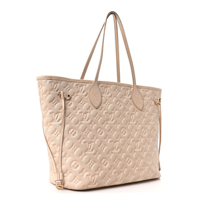 Louis Vuitton Empreinte Monogram Summer Stardust Neverfull MM Beige Clair 4 of 11