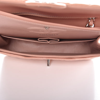 Chanel Patent Quilted Medium Double Flap Light Pink 5 of 11