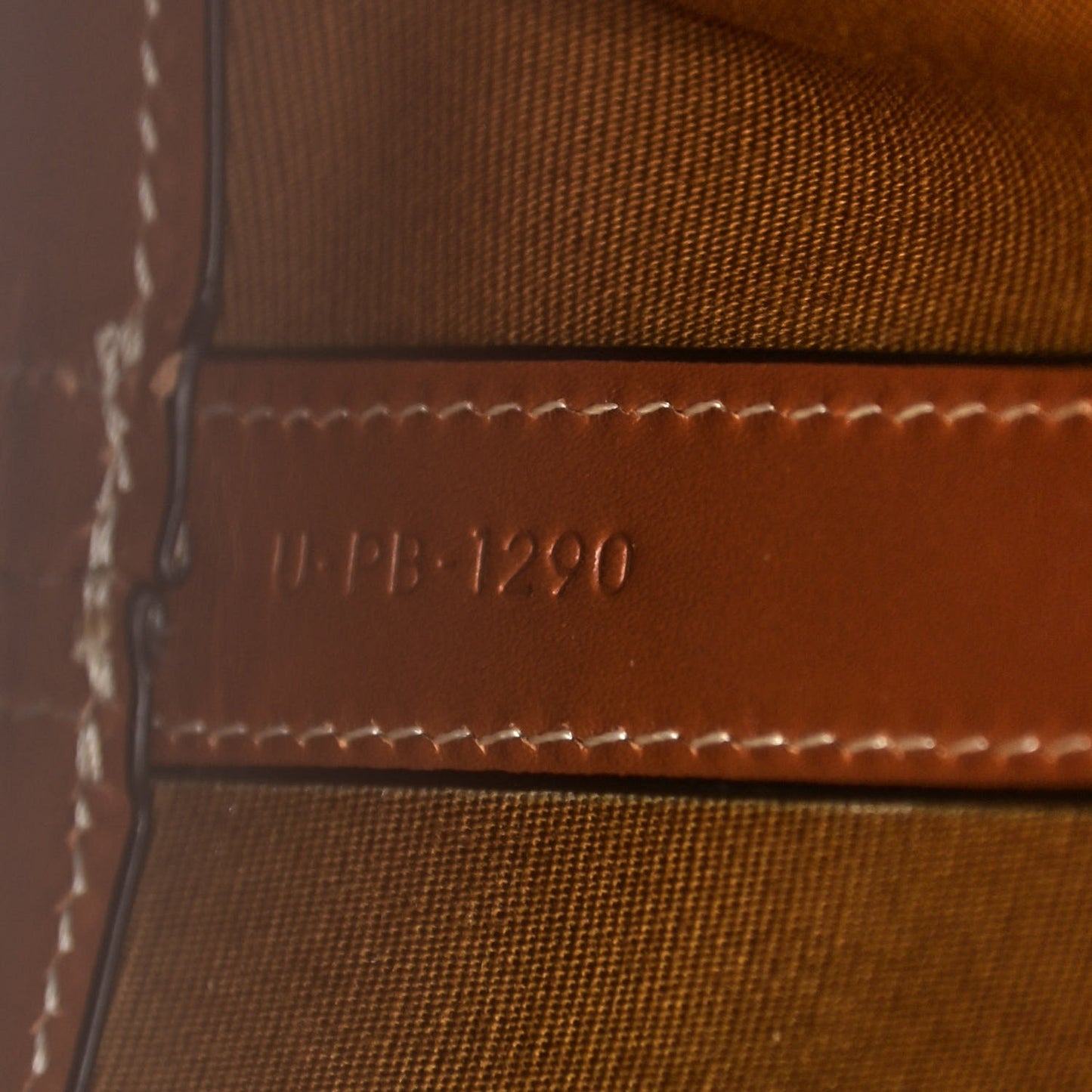Triomphe Canvas Calfskin Medium Sailor Bag Tan