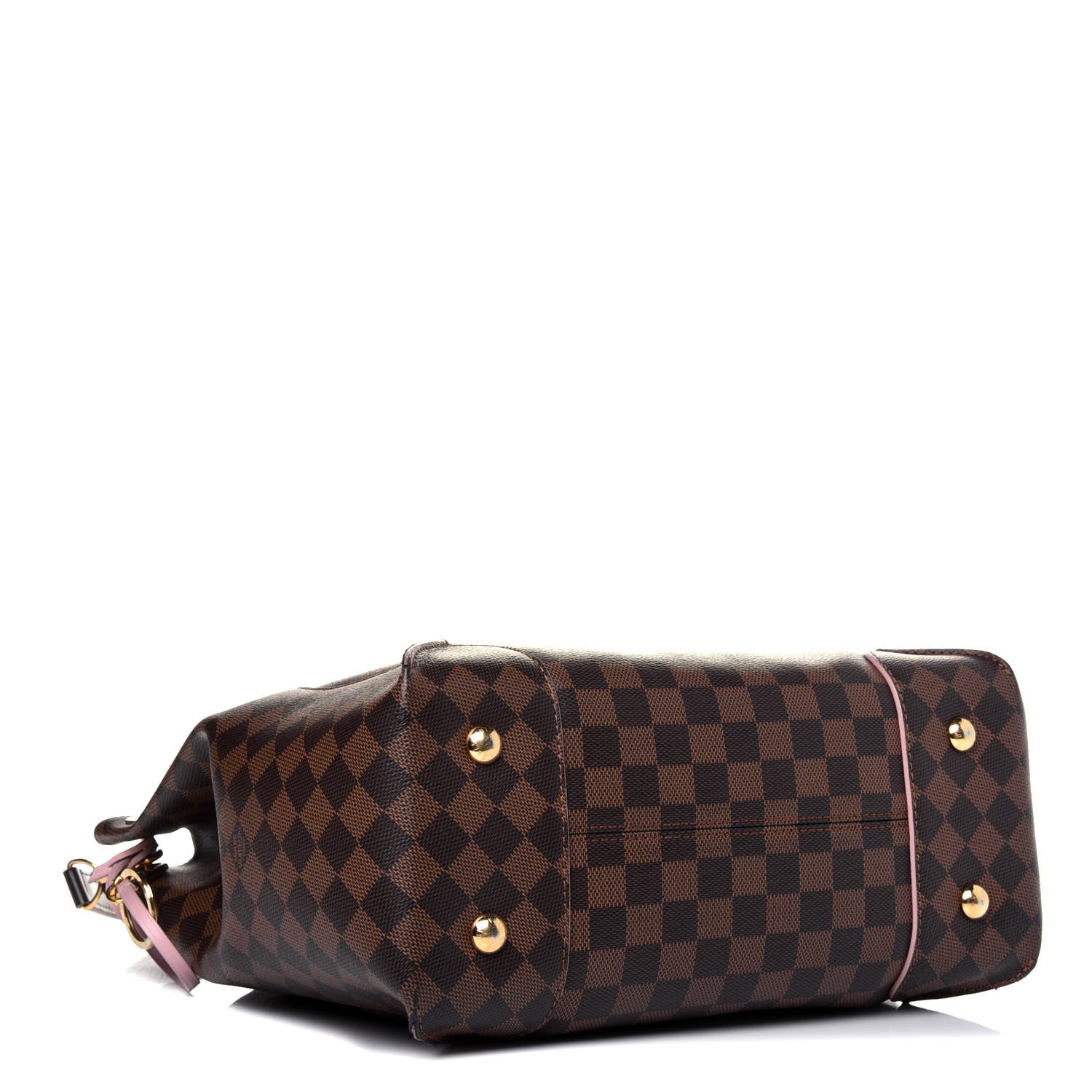 Louis Vuitton Damier Ebene Caissa Hobo Rose Ballerine 4 of 19