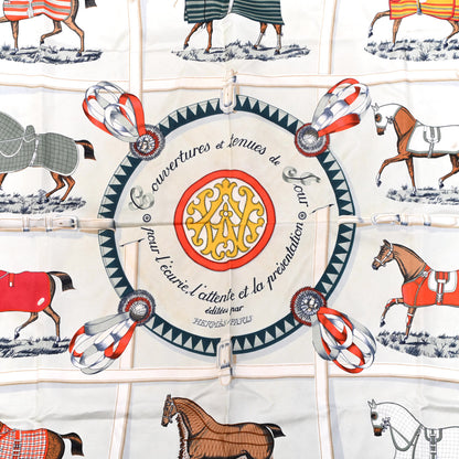 Hermes Silk Dip Dye Couvertures Et Tenues de Jour Scarf 90 6 of 6