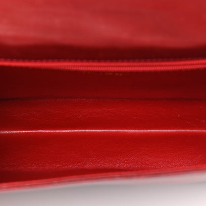 Chanel Lizard CC Mini Flap Bag Red 5 of 11