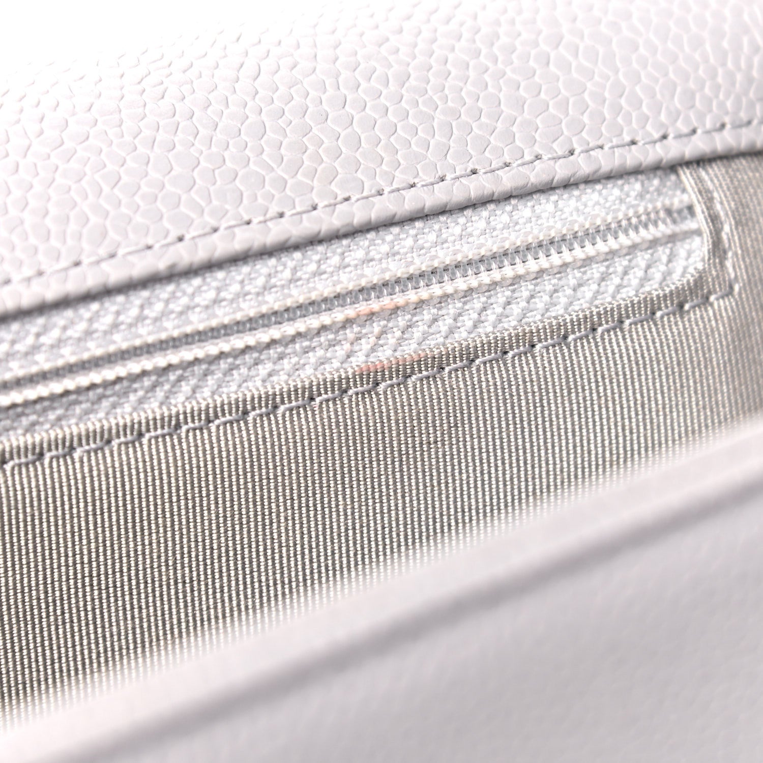 Chanel Caviar Quilted New Medium Boy Flap Grey 12 of 13