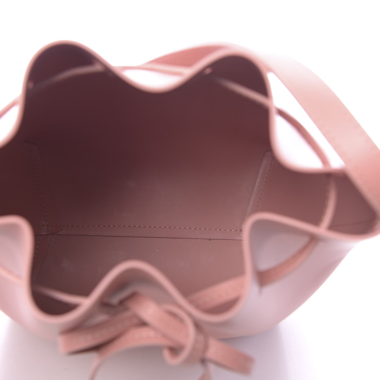 Mansur Gavriel Calfskin Mini Bucket Bag Blush 5 of 10