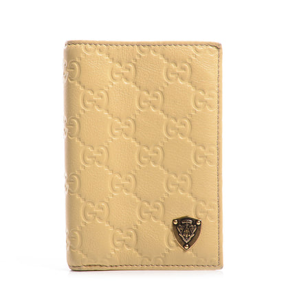 Gucci Guccissima Crest Wallet Yellow 1 of 9