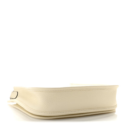 Hermes Taurillon Clemence Evelyne 23 Poche III Cream 3 of 10