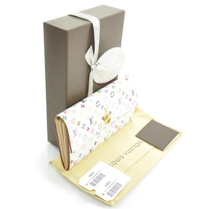 Louis Vuitton Monogram Multicolor Sarah Wallet White 4 of 9