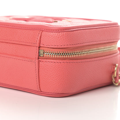 Chanel Caviar Quilted Small CC Filigree Vanity Case Coral 10 of 12