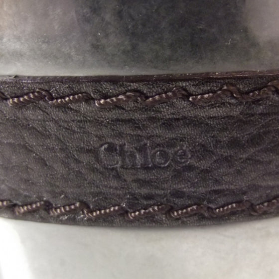 Chloe Leather Paddington Front Pocket Tote Bronze 9 of 16