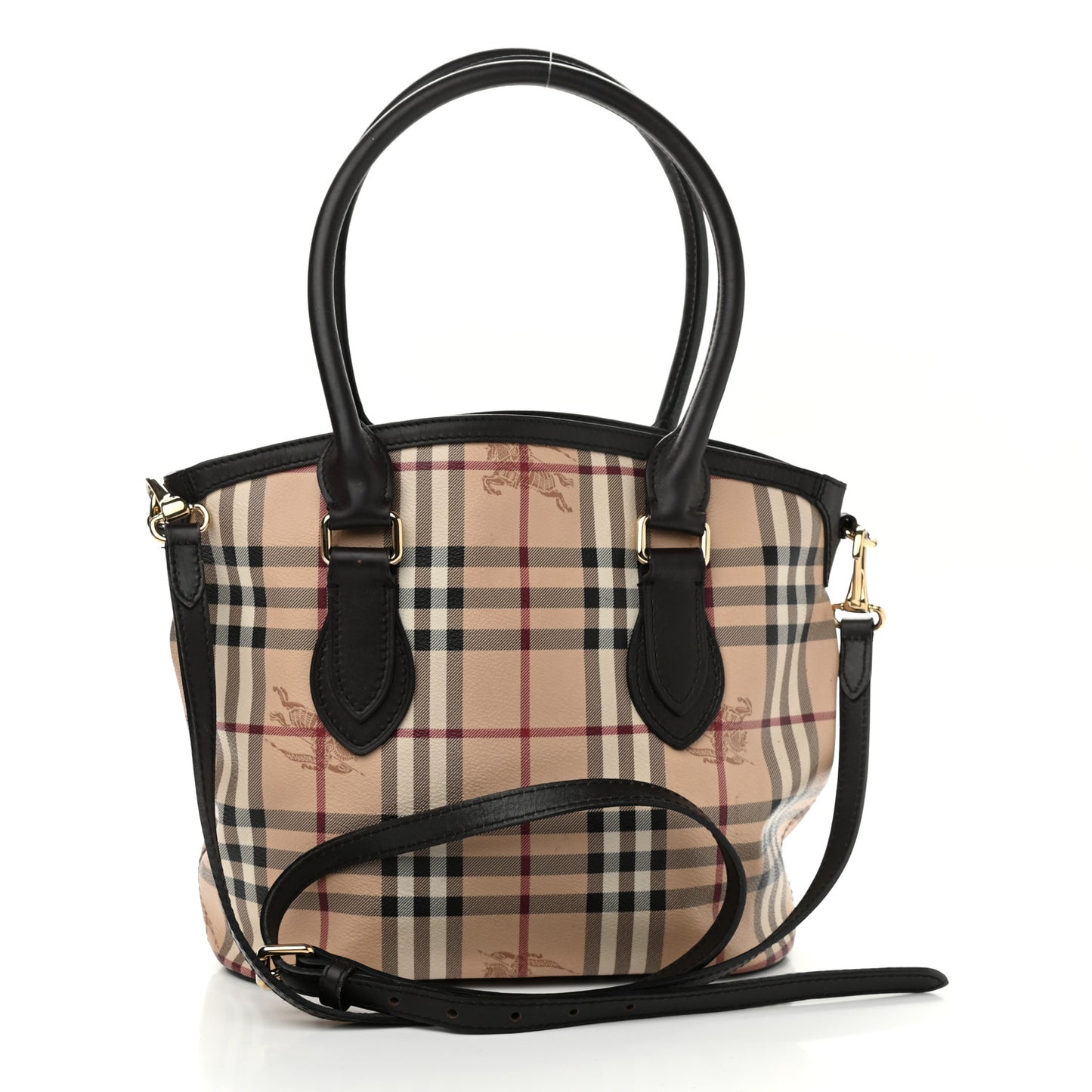 Haymarket Check Medium Tote Black