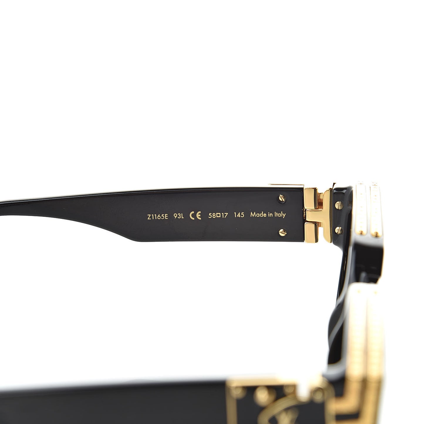 Acetate 1.1 Millionaires Sunglasses Z1165W Black