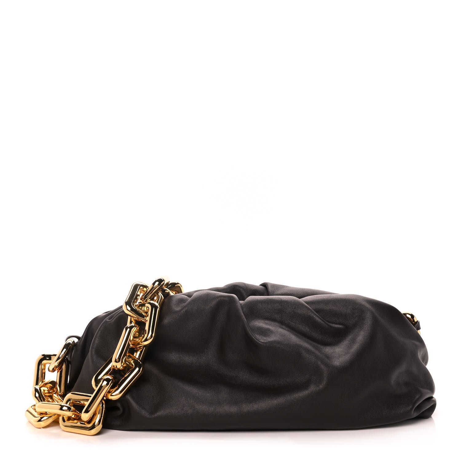 Bottega Veneta Calfskin The Pouch Chain Fondant 1 of 9