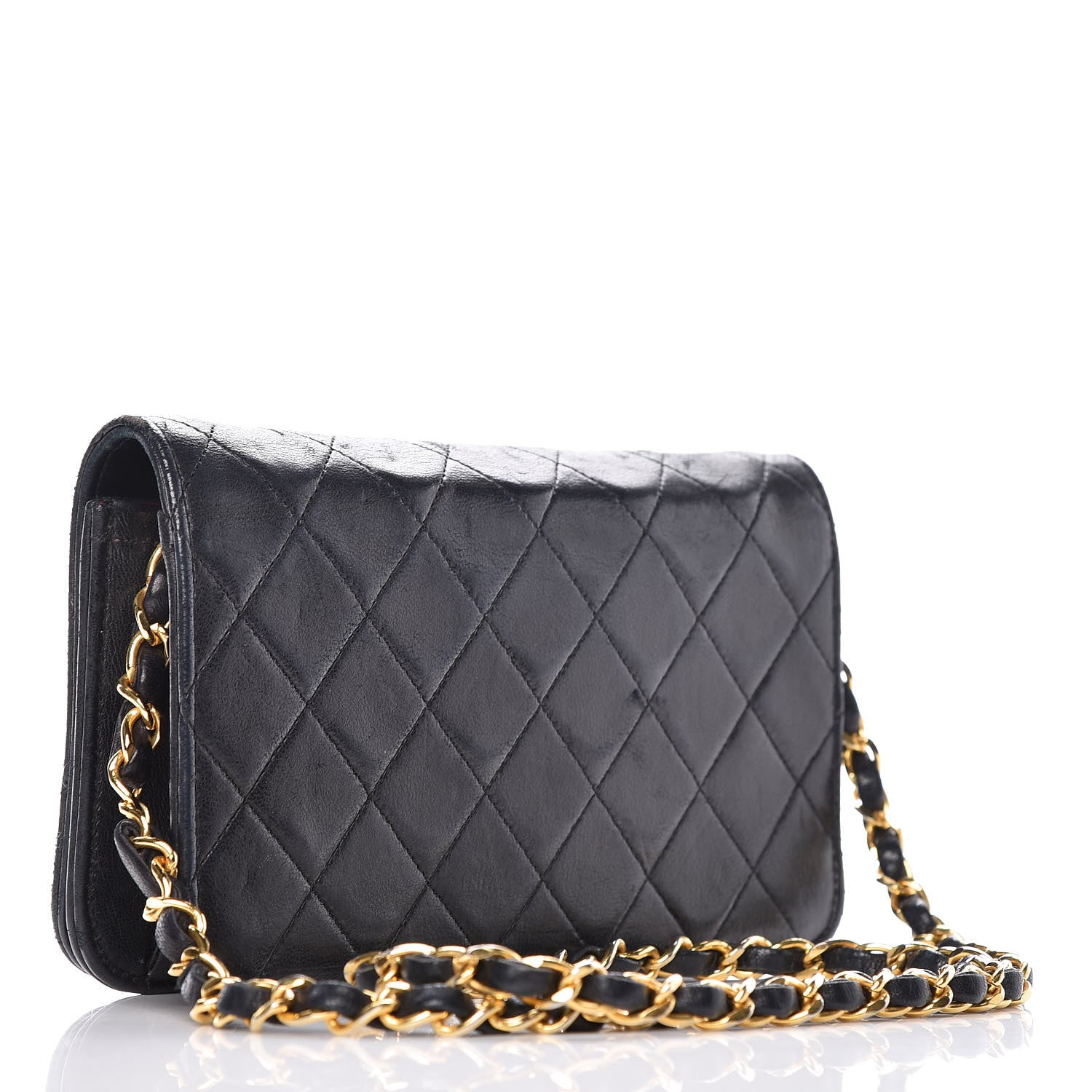 Chanel Lambskin Quilted Mini Flap Black 3 of 15