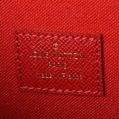 Louis Vuitton Damier Ebene Pochette Felicie Chain Wallet 8 of 9