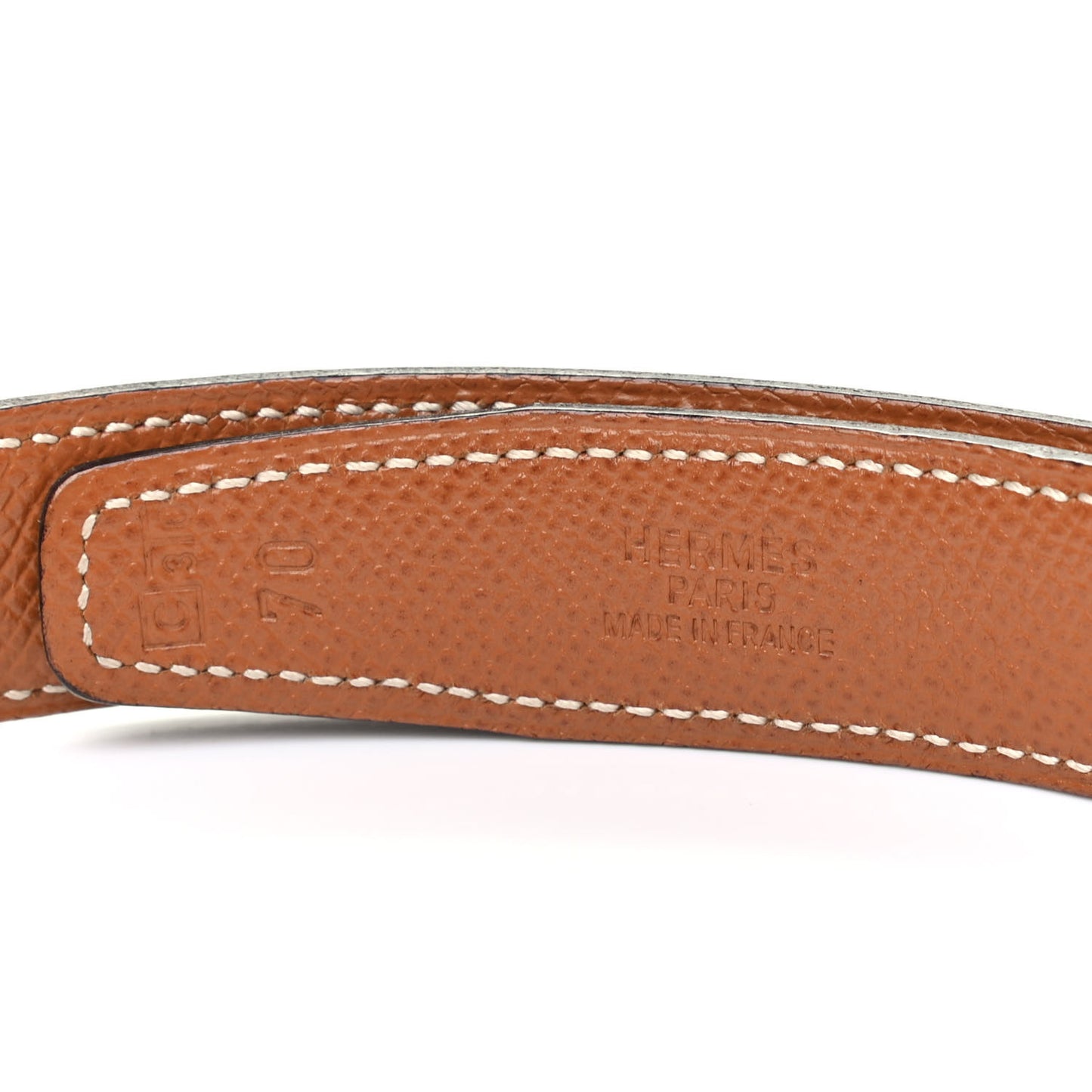 Box Epsom 24mm Mini Constance H Belt 70 Black Gold