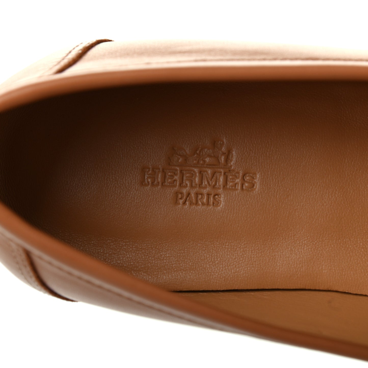 Calfskin Colette Loafer 38.5 Beige Dore