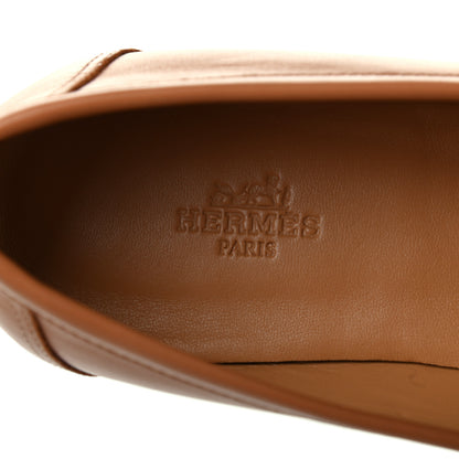 Hermes Calfskin Colette Loafer 38.5 Beige Dore 7 of 8