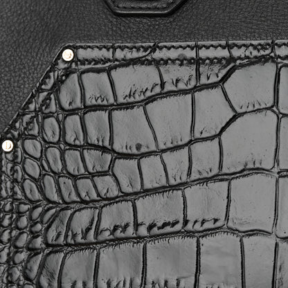 Givenchy Calfskin Crocodile Embossed Medium Antigona Black 16 of 16