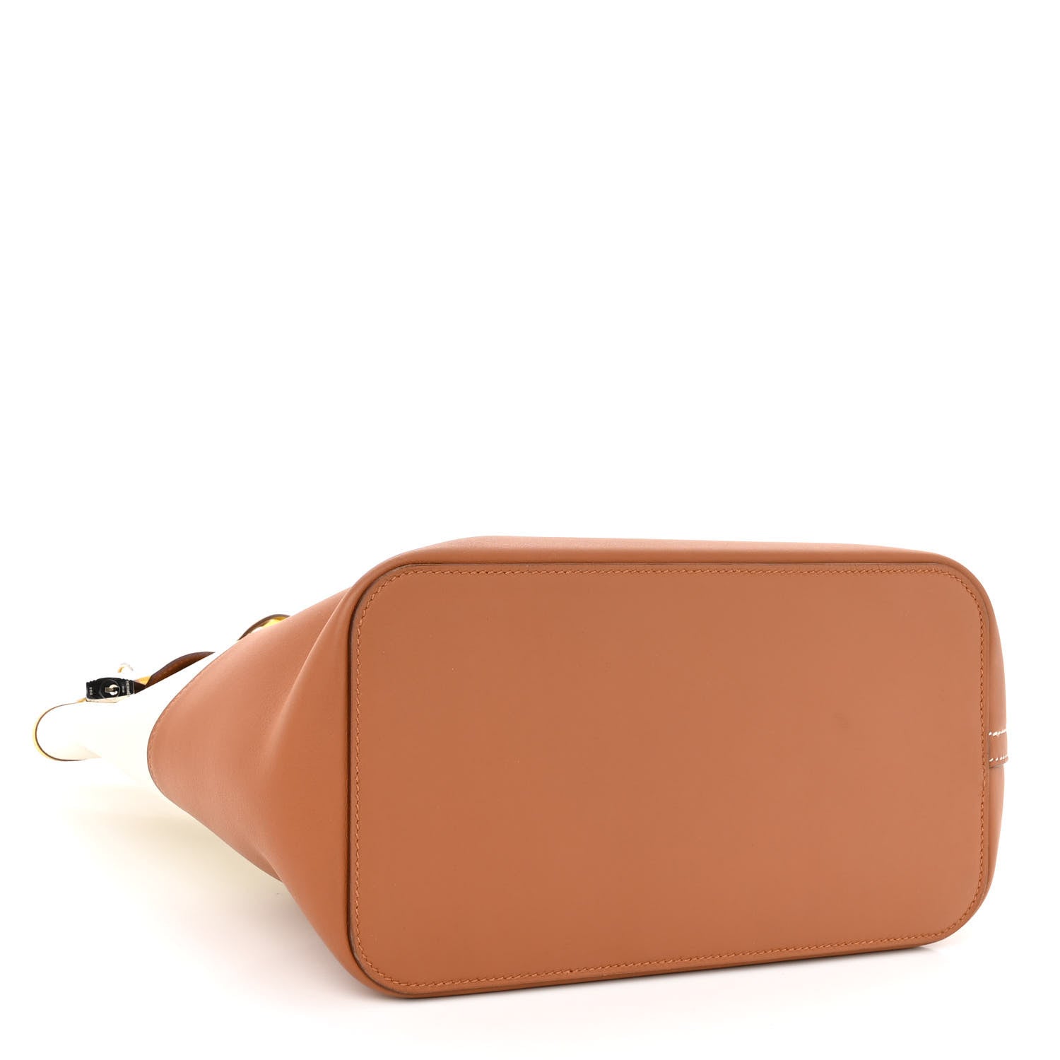 Hermes Evercolor Swift Transat Sailor Bag Gold White Jaune De Naples 4 of 9