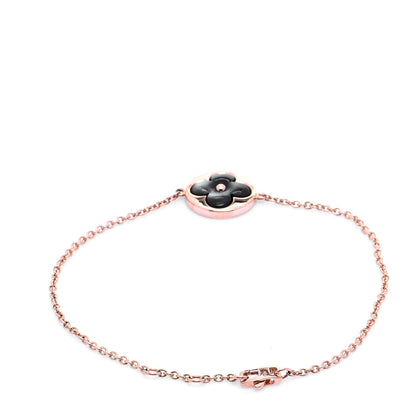 Louis Vuitton 18K Pink Gold Grey Mother of Pearl Color Blossom Sun Bracelet 3 of 8