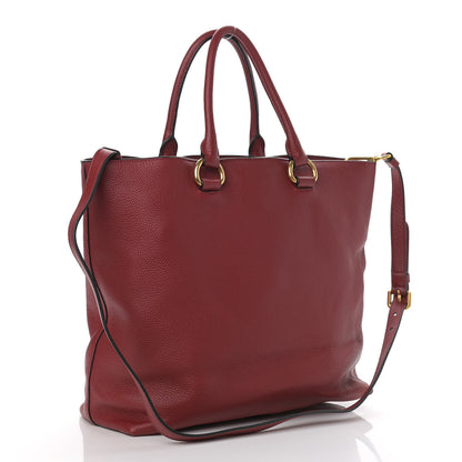 Prada Vitello Phenix Tote Rubino 3 of 10