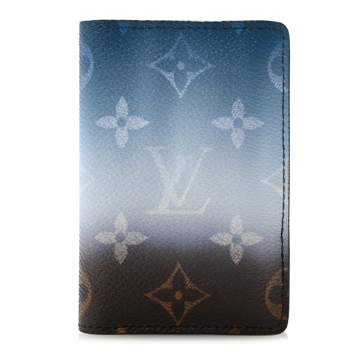Monogram Pigment Pocket Organizer Blue
