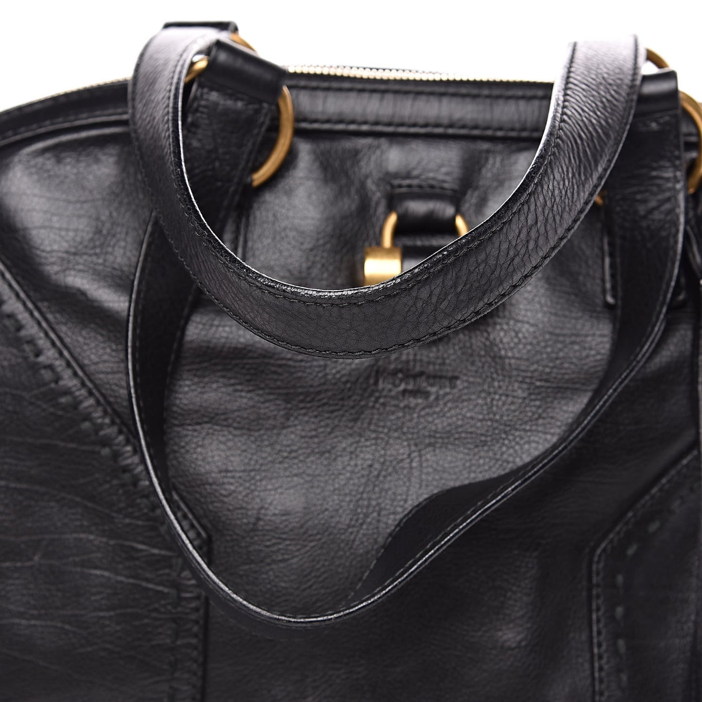Calfskin Oversized Muse Black