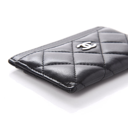 Chanel Lambskin Quilted Card Holder Black 6 of 11
