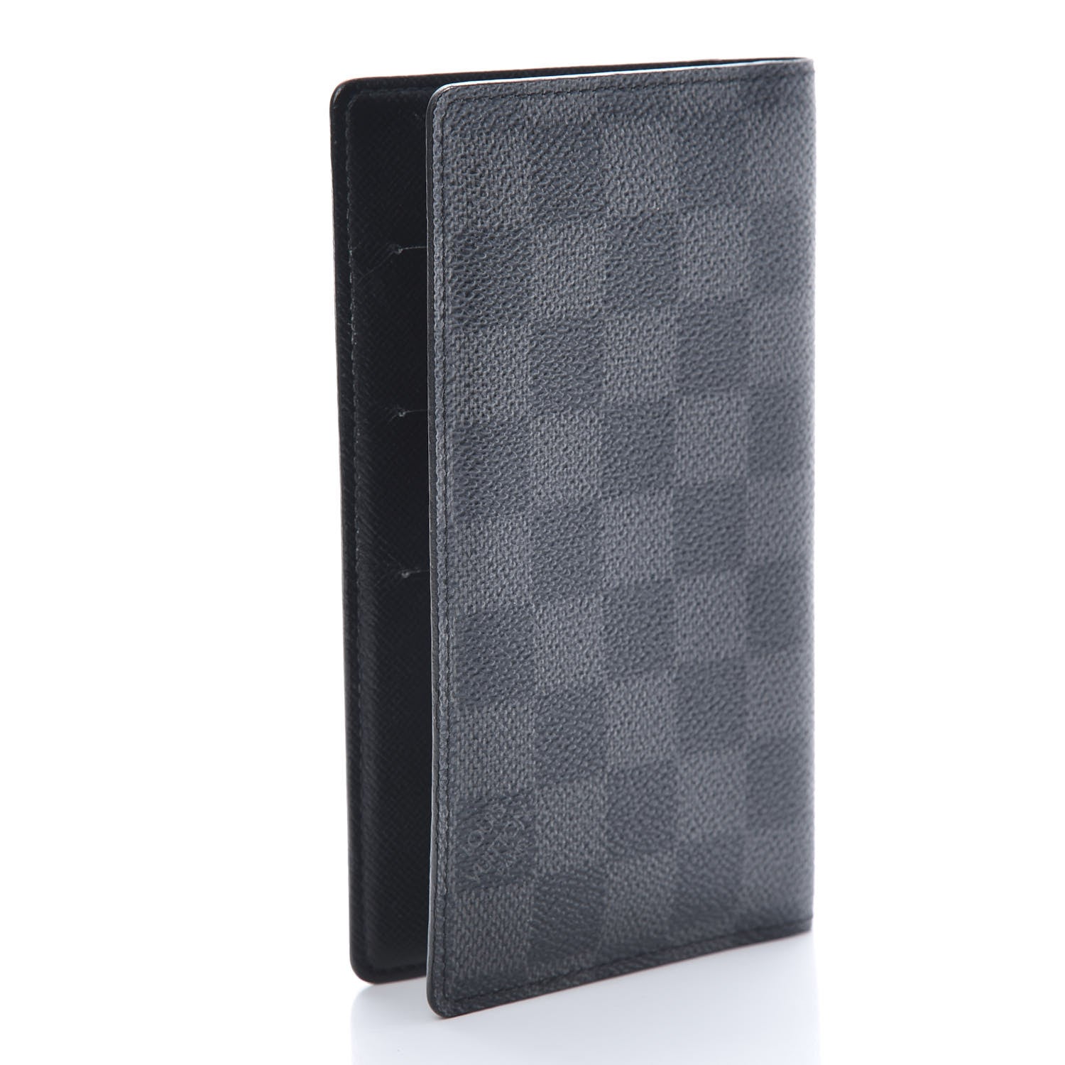 Louis Vuitton Damier Graphite Checkbook Cover Wallet 3 of 9