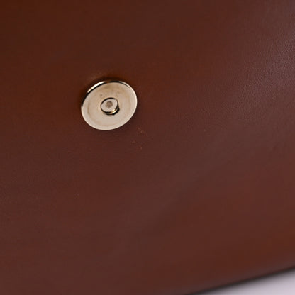 Chloe Suede Calfskin Medium Faye Shoulder Bag Tobacco 11 of 15