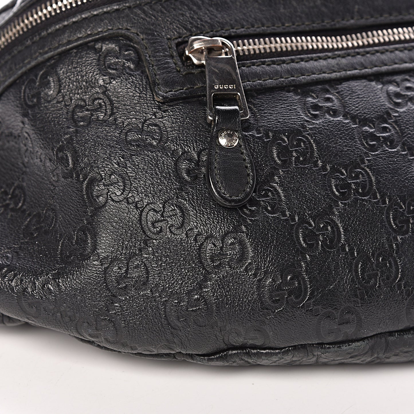 Guccissima Web Belt Bag Black