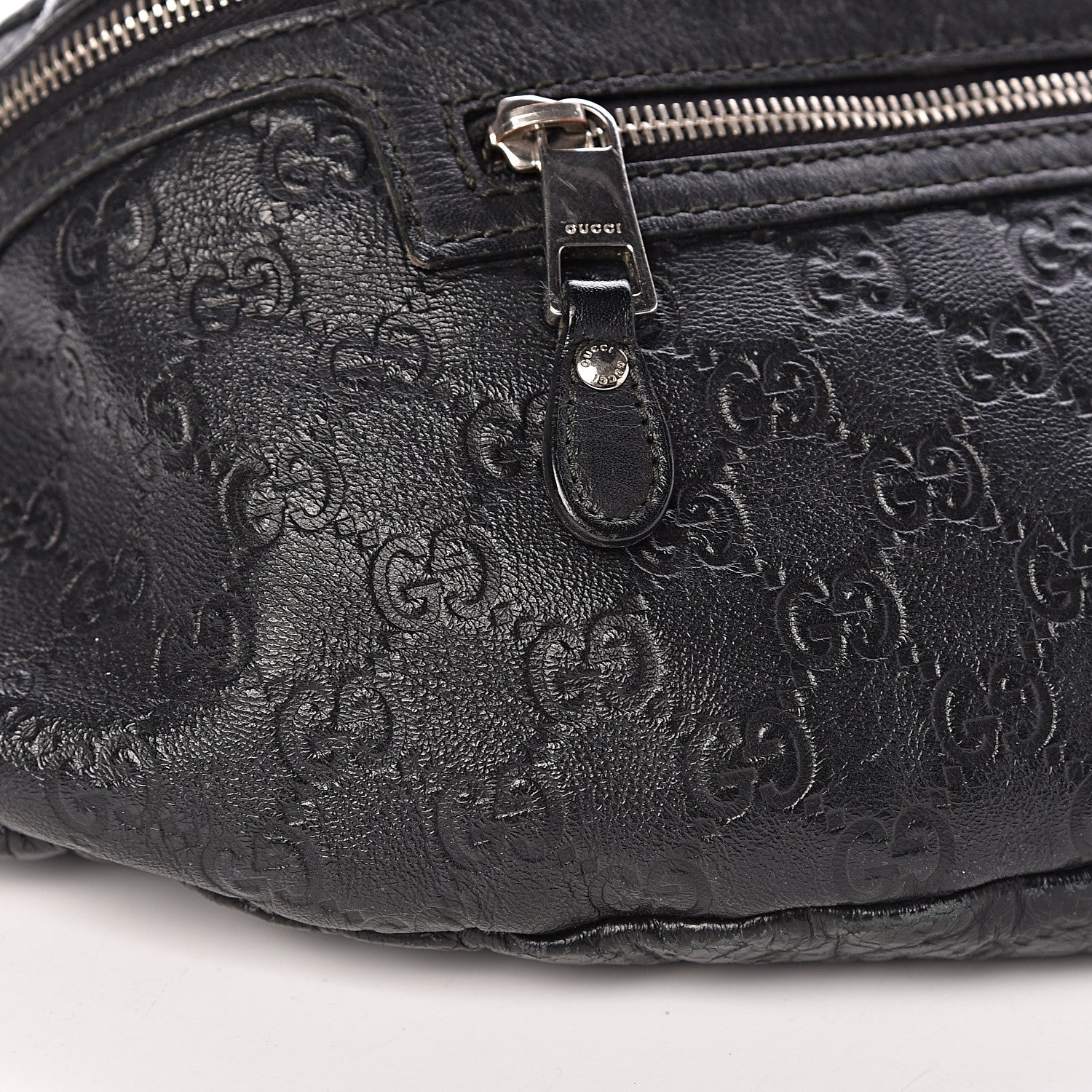 Gucci Guccissima Web Belt Bag Black 14 of 16