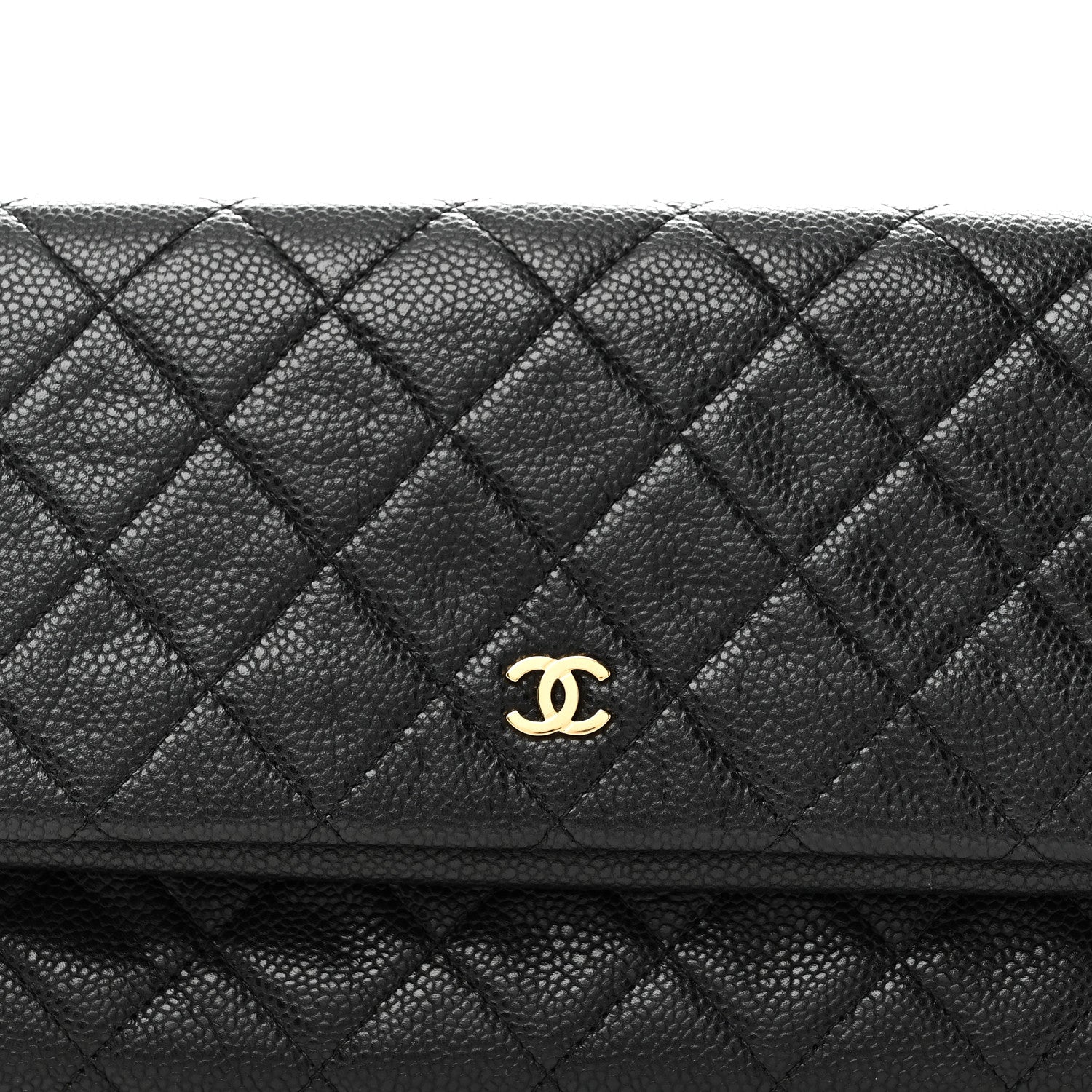 Chanel Caviar Quilted CC Beauty Clutch Black 8 of 11