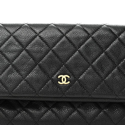 Chanel Caviar Quilted CC Beauty Clutch Black 8 of 11