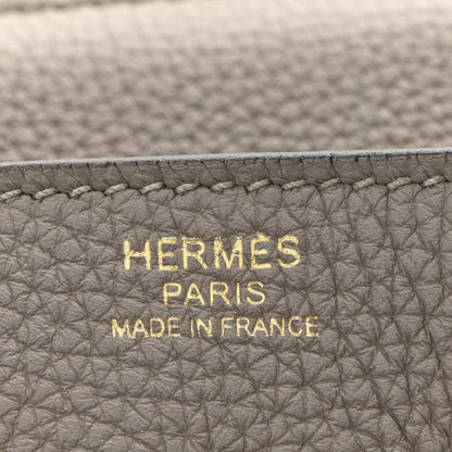 Hermes Togo BIRKIN 30 Gris Tourterelle 6 of 12