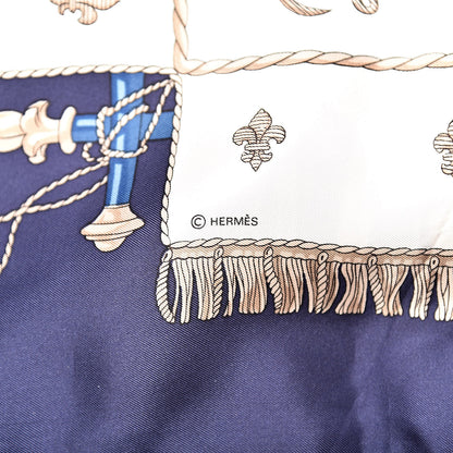 Hermes Silk Vue Du Carosse De La Galere La Reale Scarf 90 4 of 6