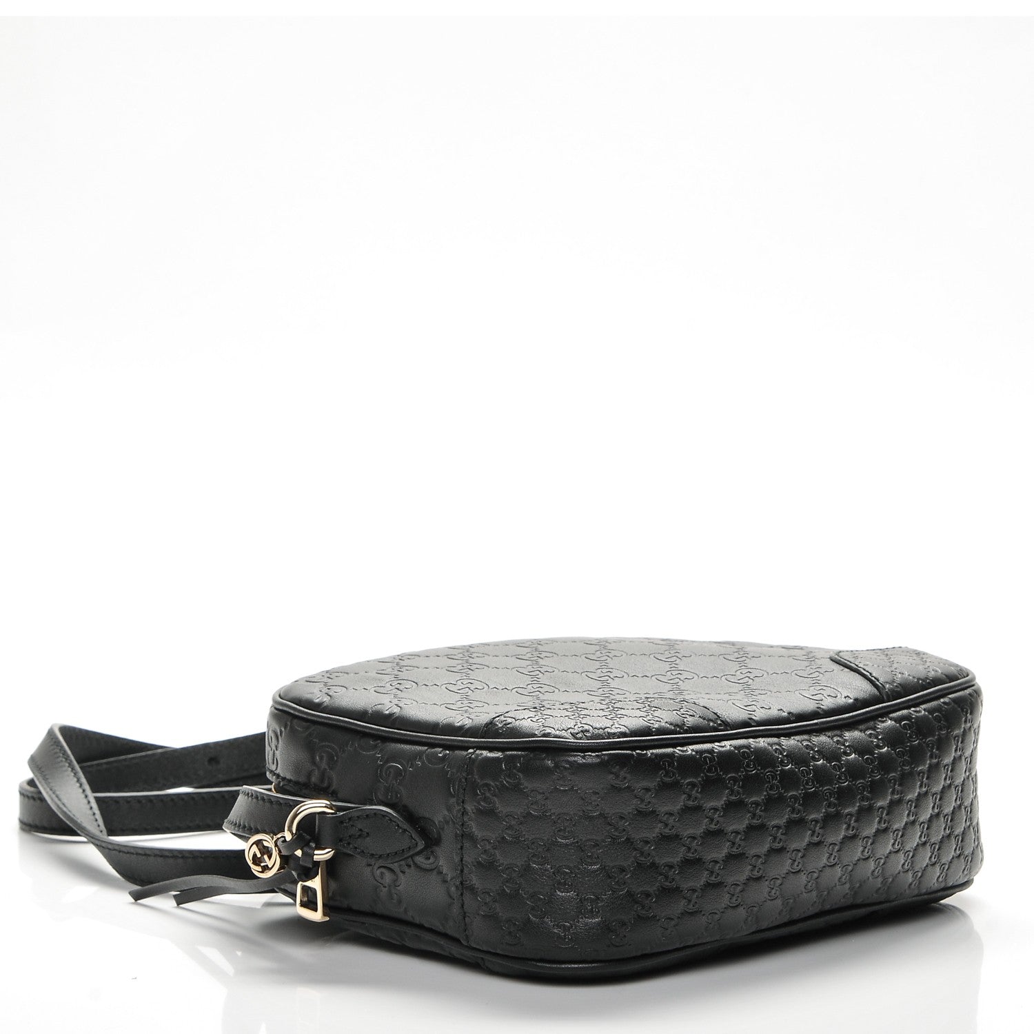 Gucci Guccissima Mini Bree Messenger Bag Black 4 of 6