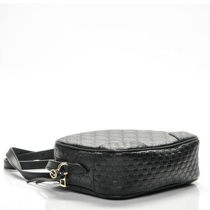 Gucci Guccissima Mini Bree Messenger Bag Black 4 of 6