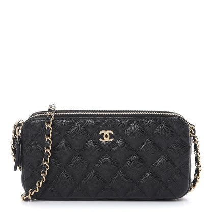 Chanel Caviar Quilted Small Clutch With Chain Black 1 of 13